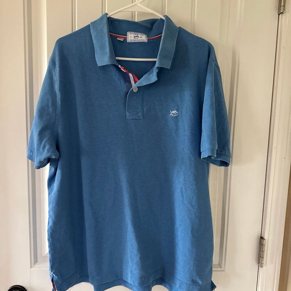 Southern Tide Skipjack Polo mens size large stretch